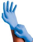 Nitrilové rukavice L modré 100Ks COLAD 530900