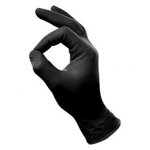 Nitrilové rukavice S čierne ph BODYGUARDS 100Ks 