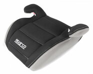 Detský podsedák SPARCO 15-36Kg - Čierno-šedý