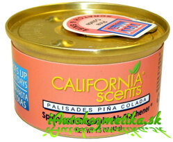 California Scents PALISADES PINA COLADA - vôňa do auta.