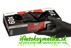 Nitrilové rukavice L čierne 60Ks COLAD 536002