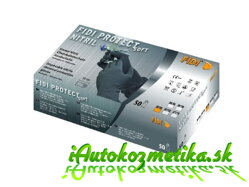 Nitrilové rukavice M sivé 50Ks FIDI 5600052