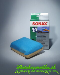 Špongia na sklá 2v1 SONAX