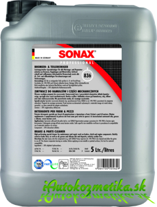 Čistič bŕzd a spojky SONAX Professional 5L