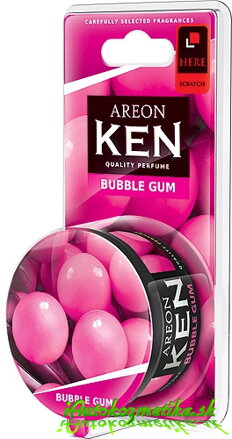 AREON Ken - Bubble Gum - osviežovač vzduchu.