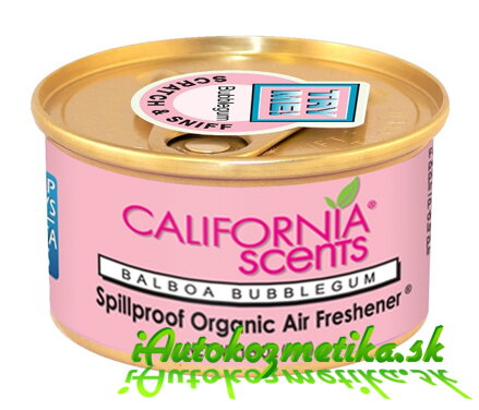 California Scents BALBOA BUBBLEGUM - vôňa do auta.