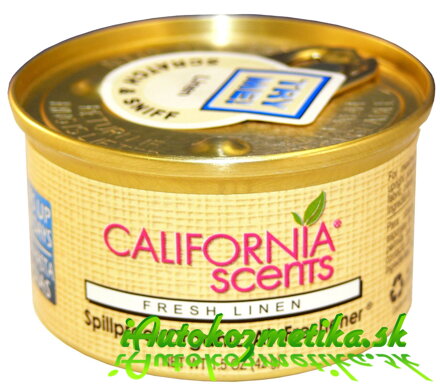 California Scents FRESH LINEN - vôňa do auta.