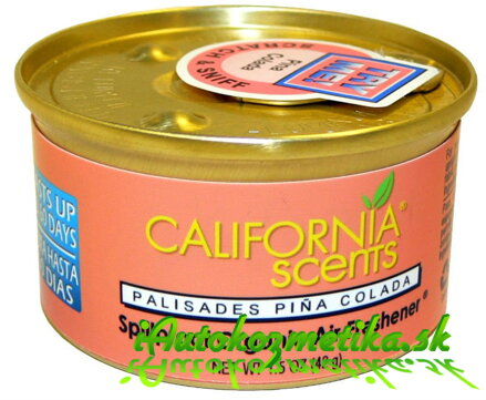 California Scents PALISADES PINA COLADA - vôňa do auta.