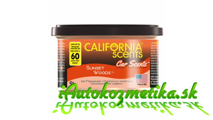 California Scents SUNSET WOODS vôňa do auta