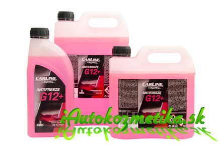 Antifreeze G12+ chladiaca kvapalina - koncentrát CARLINE 5L