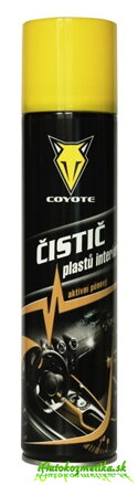 COYOTE Aktívny čistič plastov interiérov – penový 300ml