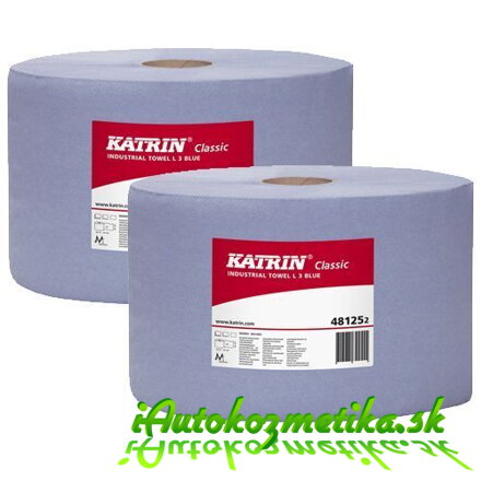 Papierové utierky KATRIN Classic Industrial Towel L3 Blue Laminated - balenie 2 Ks