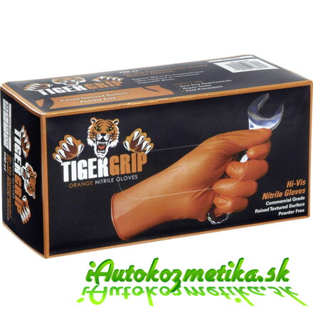 Nitrilové jednorázové rukavice XXL Kunzer TIGER GRIP 90Ks