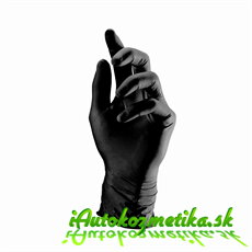 Nitrilové rukavice Garage Black M ROOKS 100Ks OK-09.0001