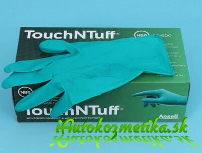 Nitrilové rukavice Zelené Touch N Tuff 92-600 - veľ. XL 100ks