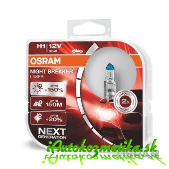 Osram H1 12V 55W +150% Night Breaker Laser BOX