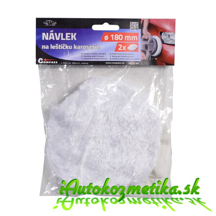 Návleky k leštičke 180mm 2Ks Compass 07262