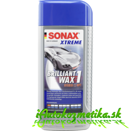 SONAX Xtreme - Brilliant Wax 1 NPT 500ml