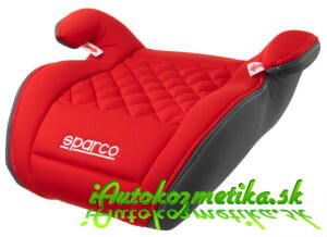 Detský podsedák SPARCO 15-36Kg - Červeno-šedý