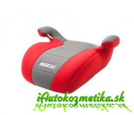 Detský podsedák SPARCO 15-36Kg - Červeno-šedý