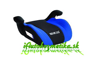 Detský podsedák SPARCO 15-36Kg - Modro-čierny