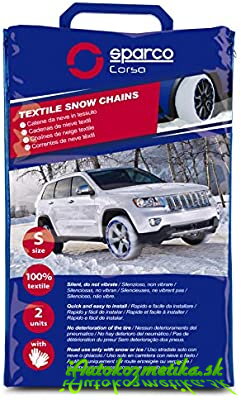 Textilné snehové reťaze SPARCO SPT600 veľ. S
