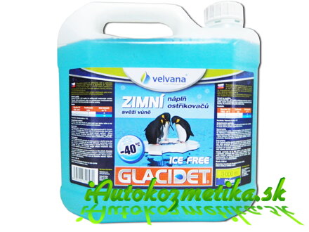 VELVANA GLACIDET ICE FREE -40 °C Zimná zmes ostrekovač - 3L
